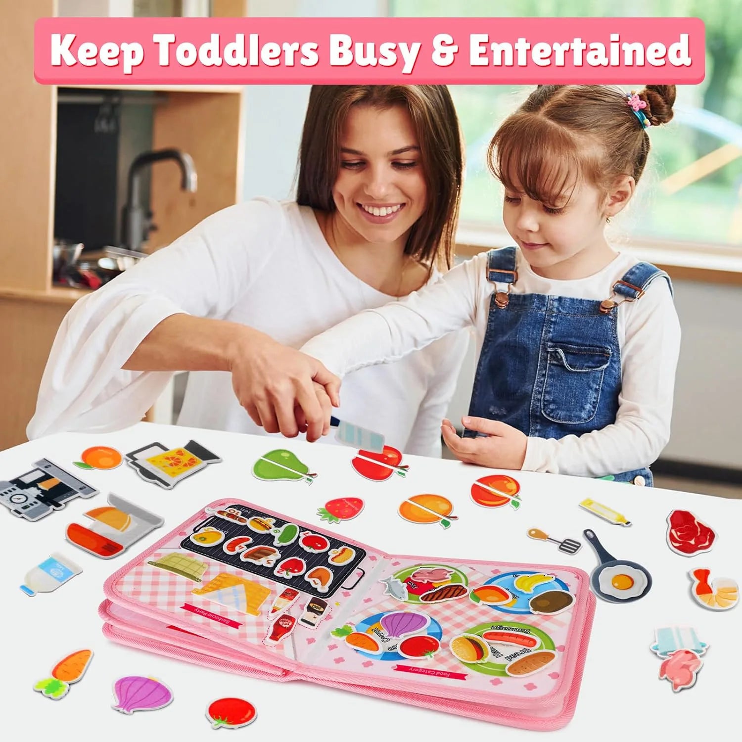 Busy Cooking Life Felt Activity Book - Oliver & Company