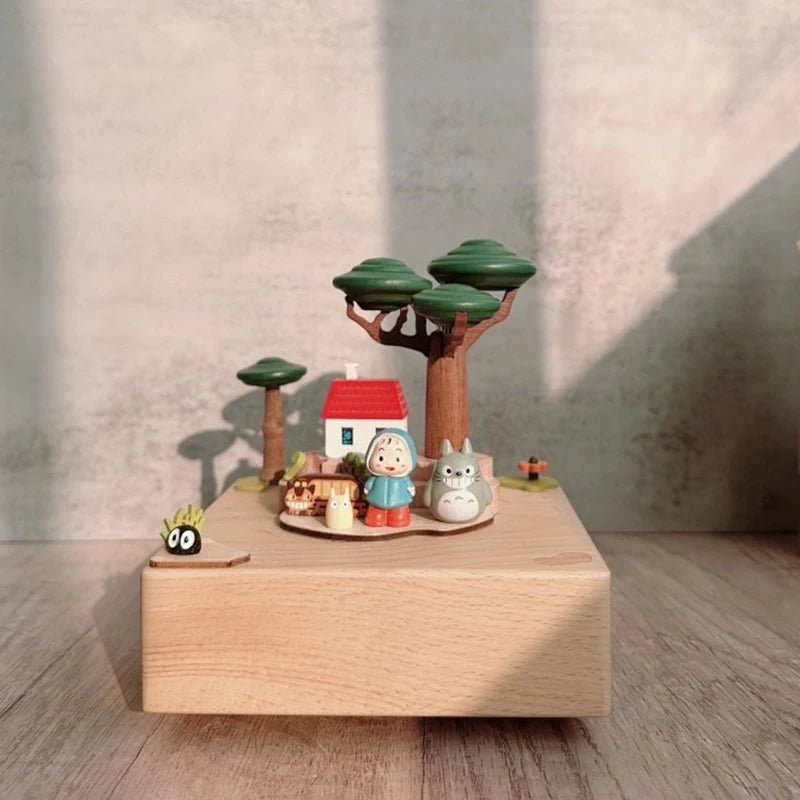 Wooden Carousel Music Box – Wind-Up Gift for Kids & Collectors | Oliver & Company Montessori Toys
