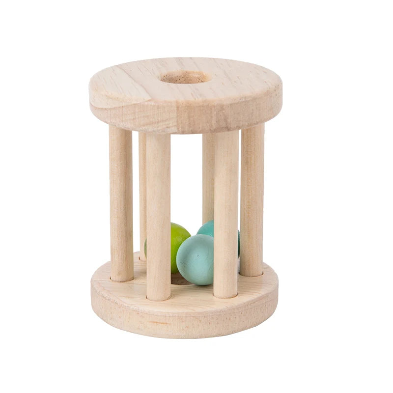 Baby Musical Wood Rattles | Oliver & Company Montessori Toys