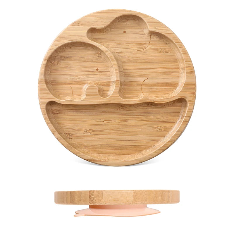 Elephant Divided Plate and Tableware Sets