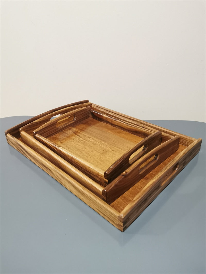 Montessori Wooden Trays with Handle