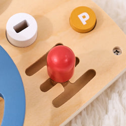 Little Driver Wooden Busy Board - Pretend Driving Fun by Oliver Montessori