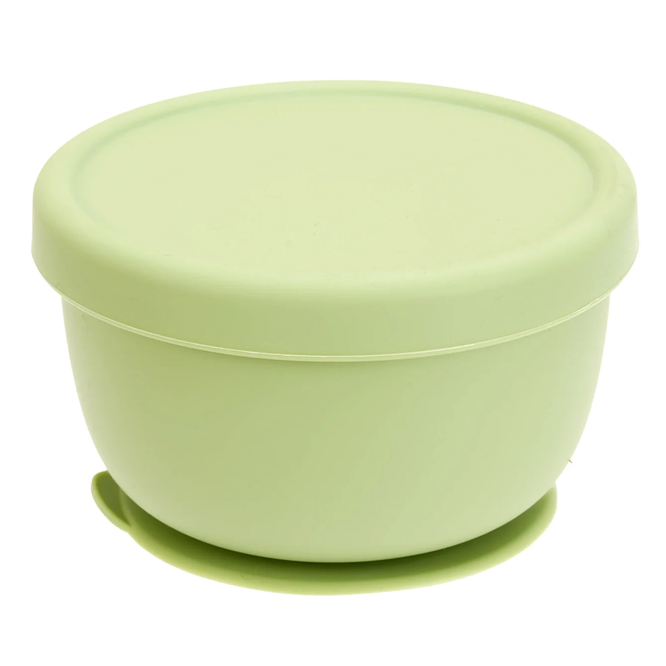 Sage silicone suction bowl with lid