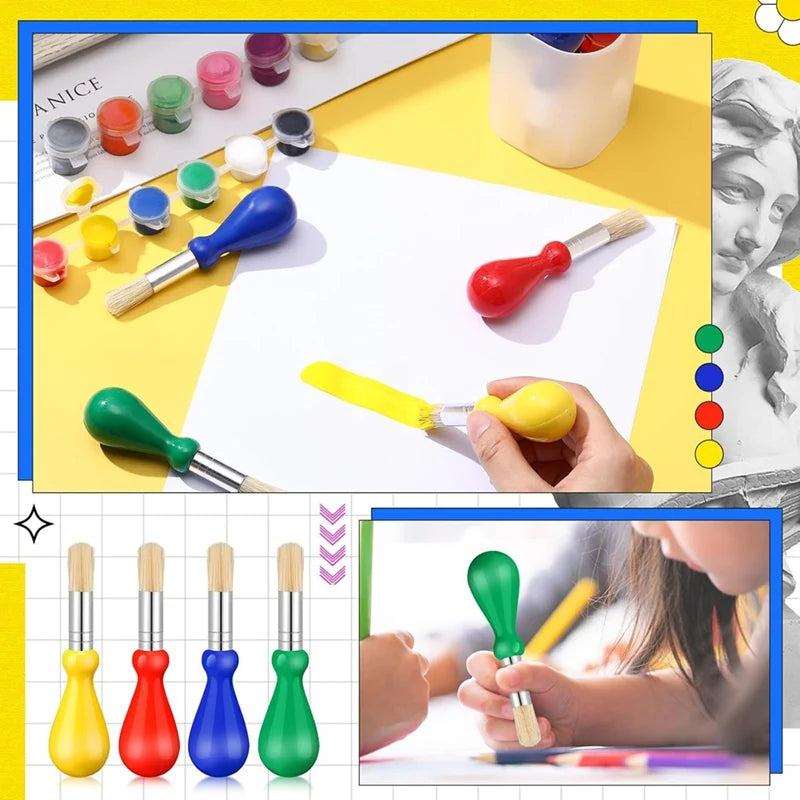 36 Large Brushes for Kids for Craft Projects | Oliver Montessori