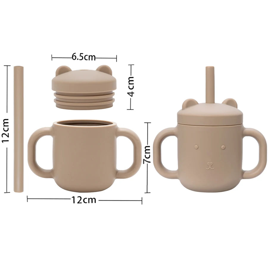 Bear straw cup size chart, 12 cm wide