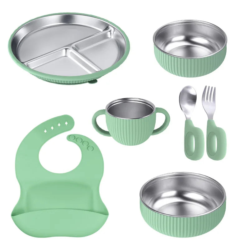 Stainless Steel Baby Feeding Set