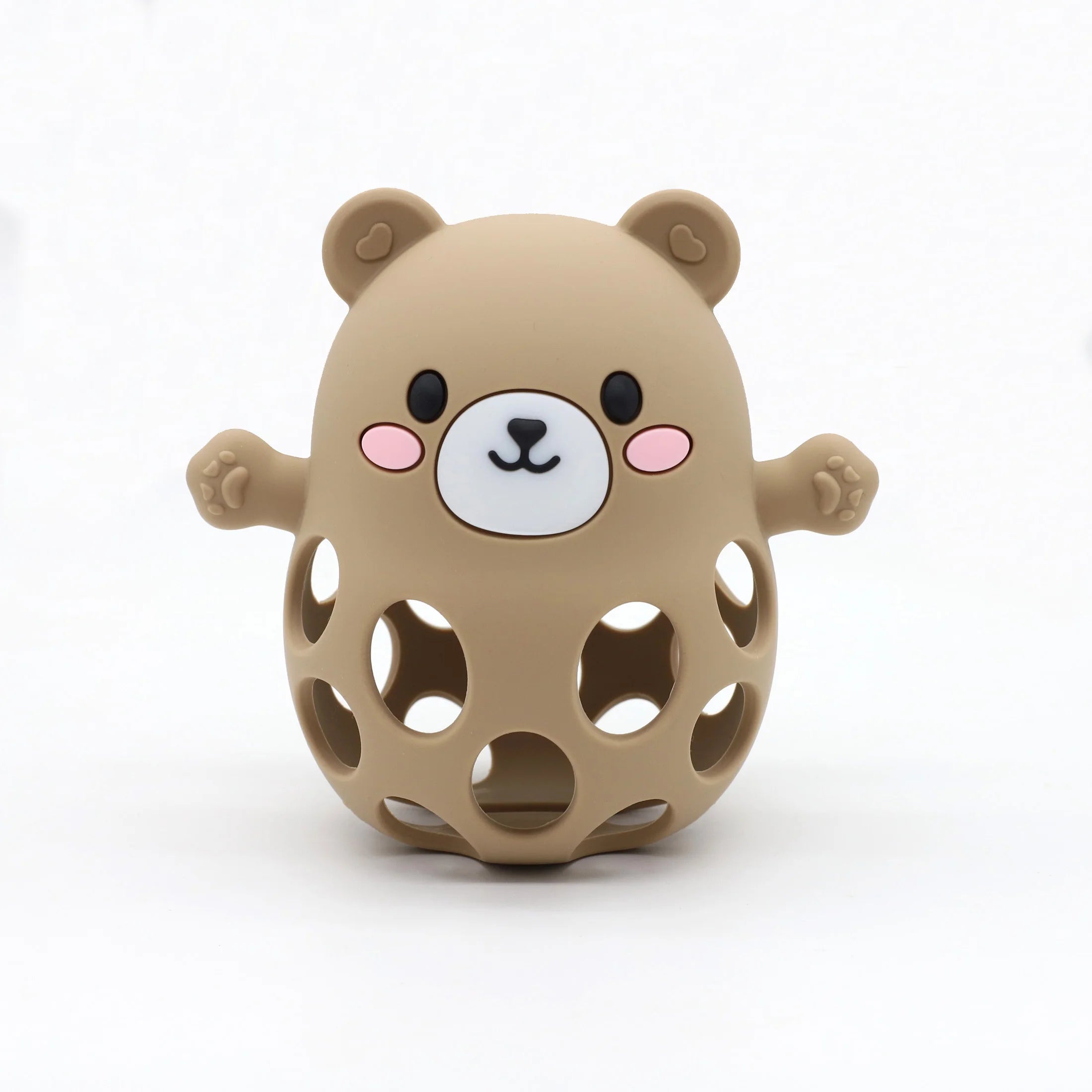 Bear Silicone Teether Ball