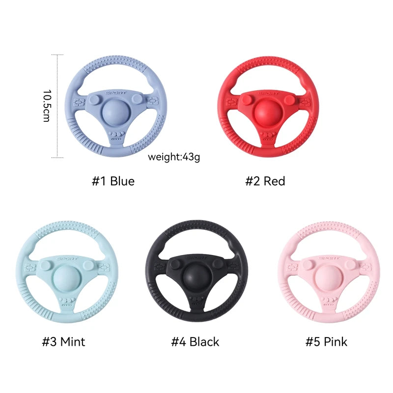 Steering Wheel Silicone Teether