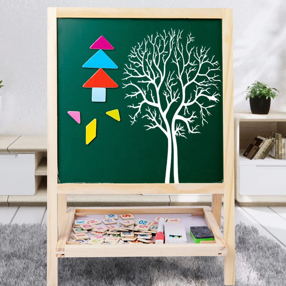 Standing Art Easel Tabletop Chalkboard | Oliver Montessori Toys