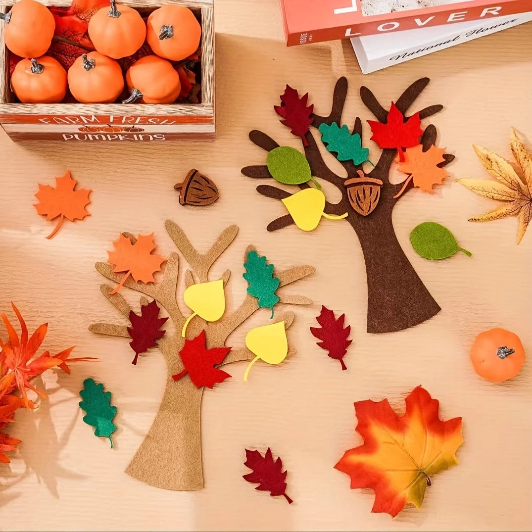 Felt Tree Craft Kit for Kids – Montessori DIY Art Activity – Oliver & Company