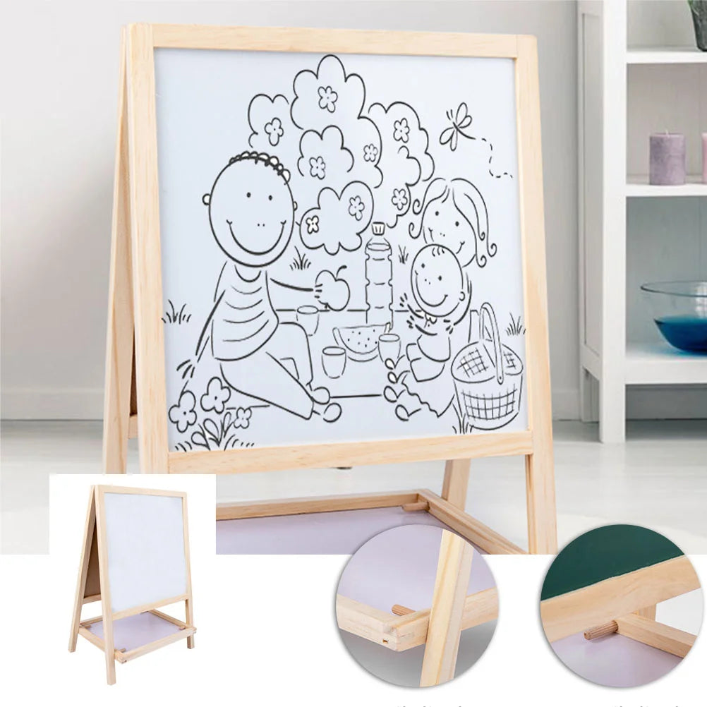 Standing Art Easel Tabletop Chalkboard | Oliver Montessori Toys