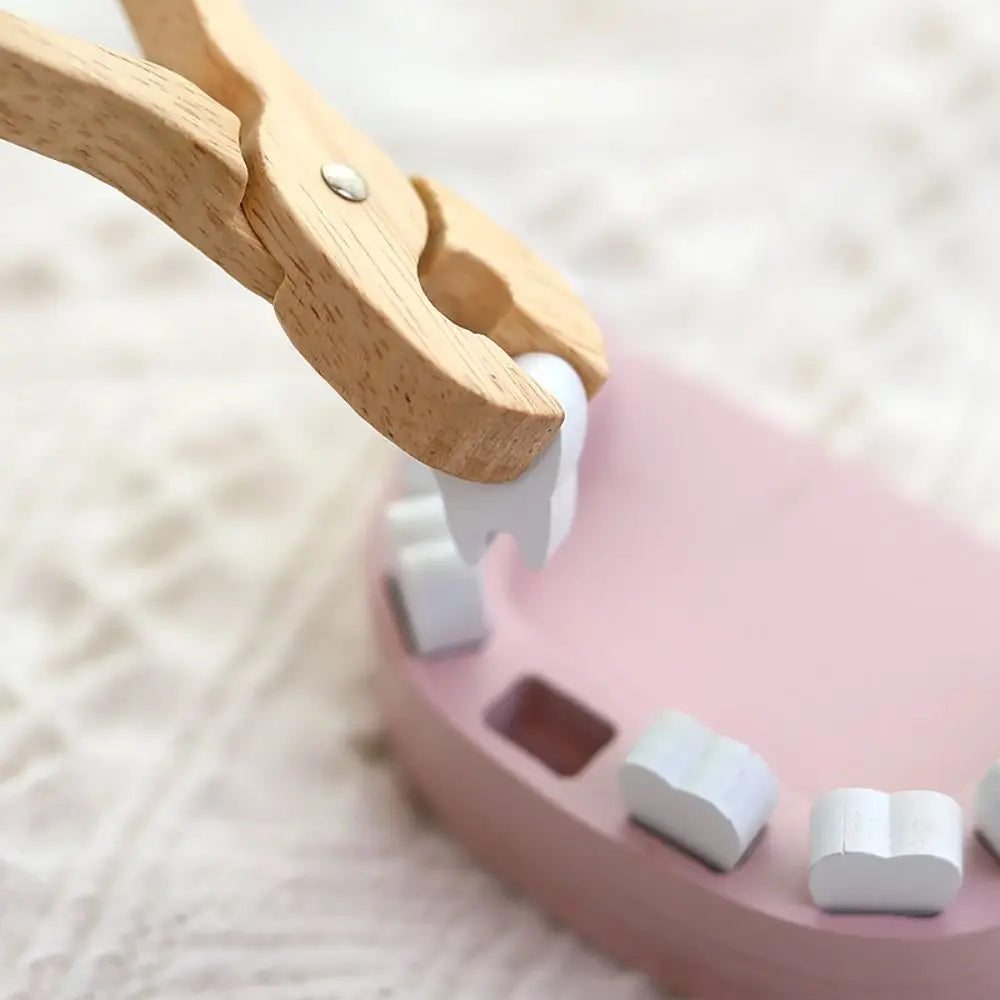 Wooden Dental Pretend Play Set