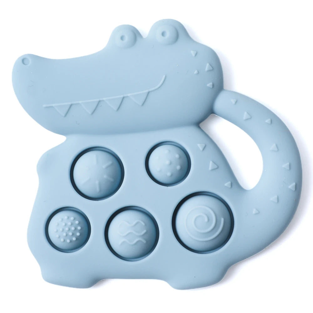 Silicone Dinosaur Baby Teether 