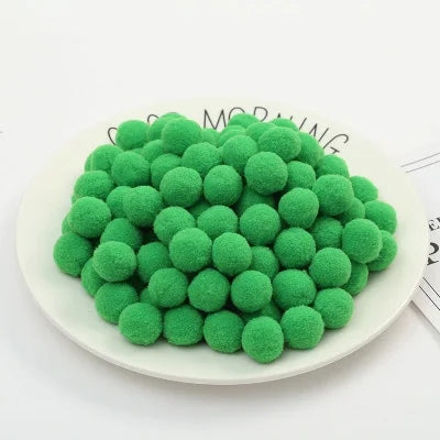 500/2000Pcs Mixed Color Fluffy Soft Colored Pompoms for Crafts