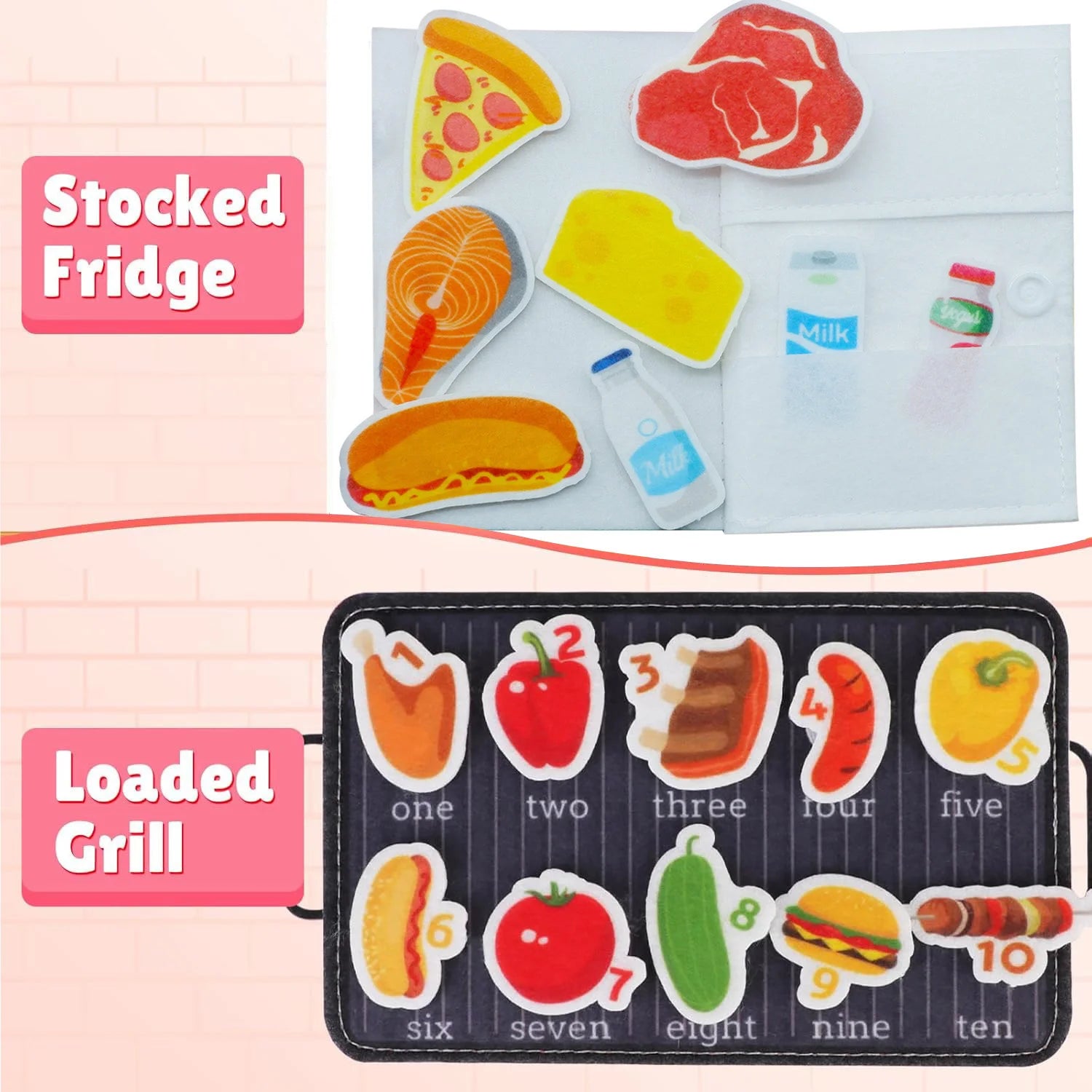 Busy Cooking Life Felt Activity Book