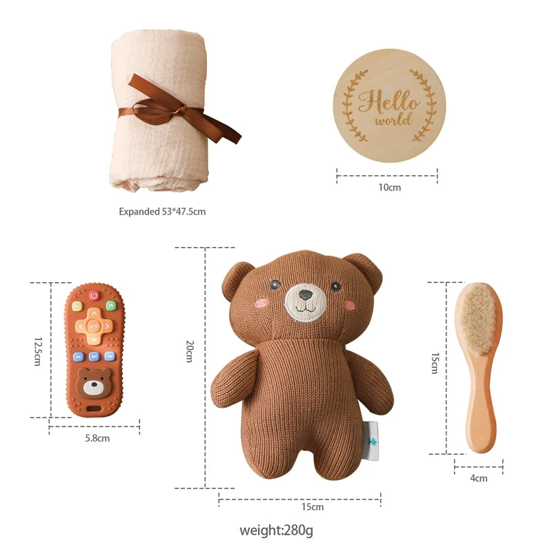 5-Piece Newborn Gift Set | Oliver & Company Montessori Toys