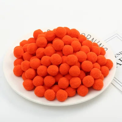 500/2000Pcs Mixed Color Fluffy Soft Colored Pompoms for Crafts