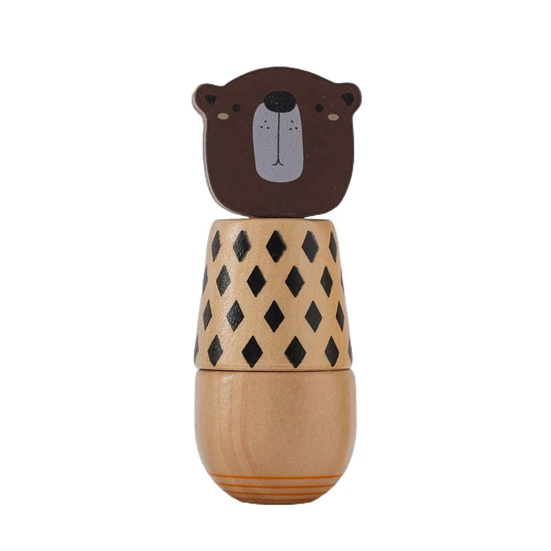 Wooden Animal Screw Toy | Oliver and Company Montessori Toys