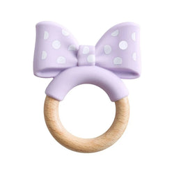 Cartoon Bow Baby Teething Toy | BPA-Free | Oliver Montessori