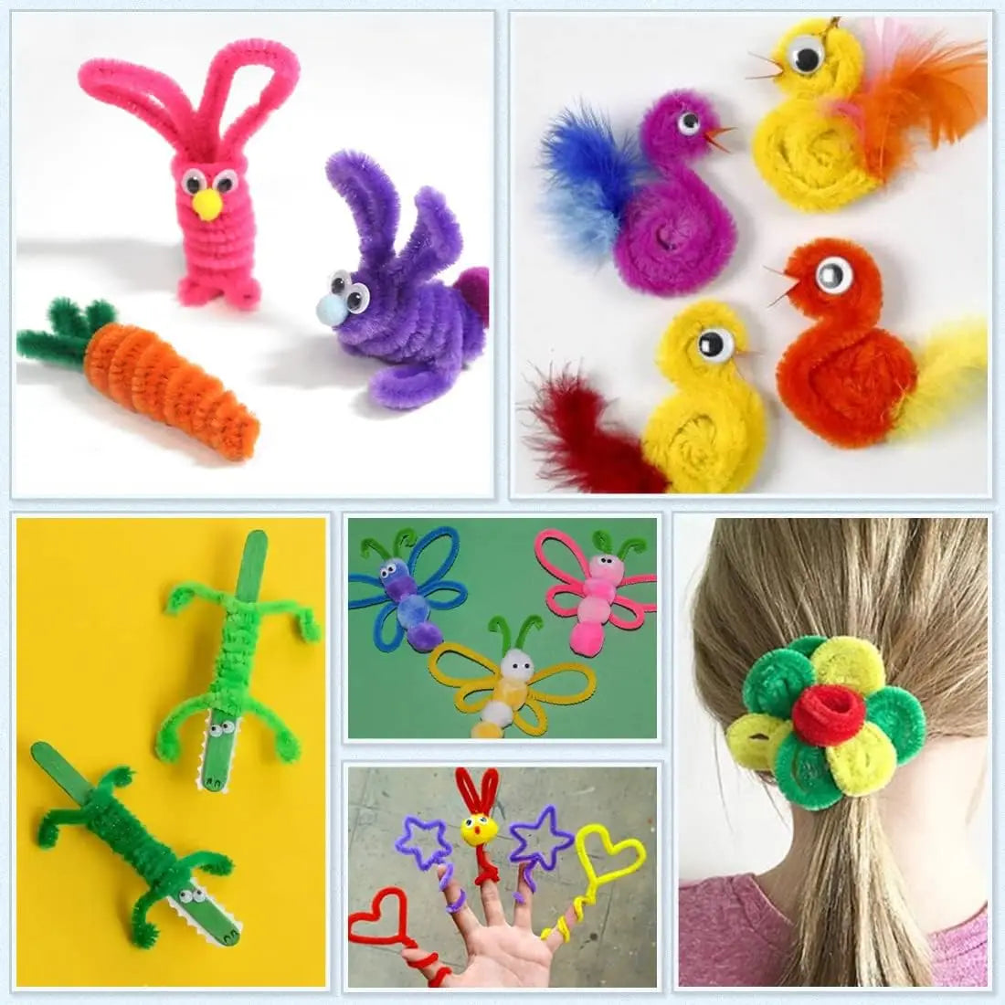 1000pcs Pipe Cleaners for Crafts Projects | Oliver Montessori