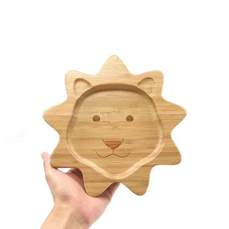 Baby Wooden Dinner Plate | Oliver & Company Montessori Toys