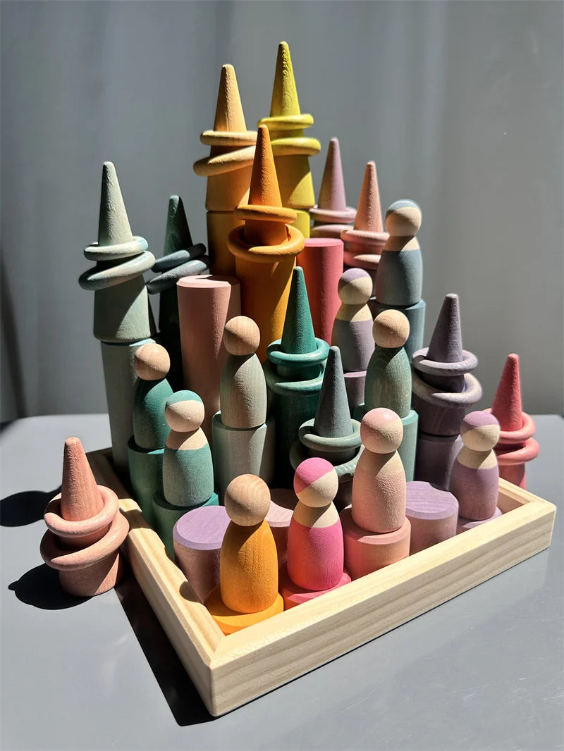 Wooden Building Rollers & Stacking Cylinders