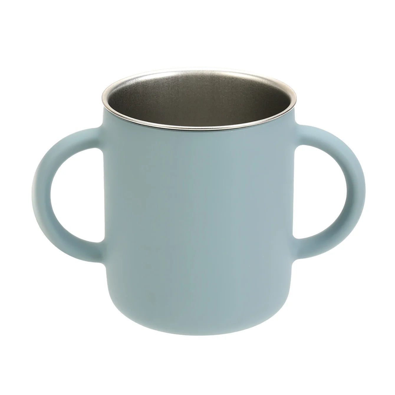 2-in-1 Silicone Baby Cup with Detachable Stainless-Steel Inner | Oliver & Company Montessori Toys