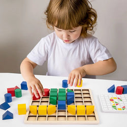 Creative Building Block Puzzle | Oliver Montessori Toys