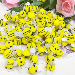 Yellow Pompom Bees DIY Toy Craft Supplies | Oliver Montessori