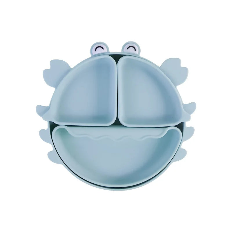 Grey blue crab divided suction plate