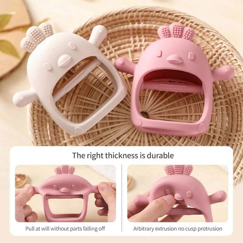 Baby's Handheld Character Teether Glove