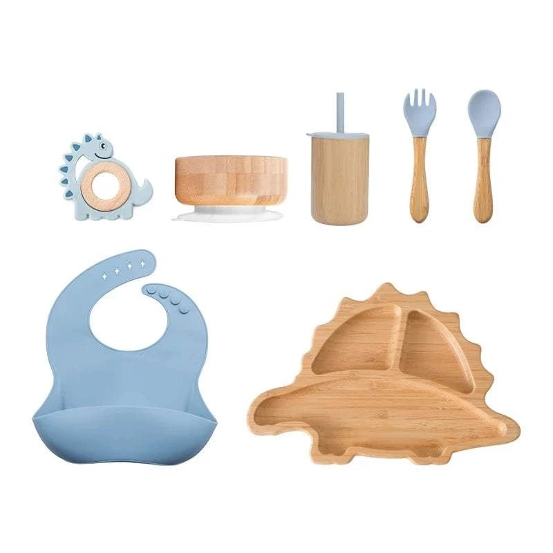 Baby Bamboo Tableware Sets - Oliver & Company Montessori Toys