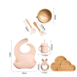 Baby Bamboo Tableware Sets - Oliver & Company Montessori Toys