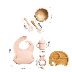 Baby Bamboo Tableware Sets - Oliver & Company Montessori Toys