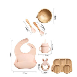 Baby Bamboo Tableware Sets - Oliver & Company Montessori Toys