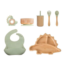 Baby Bamboo Tableware Sets - Oliver & Company Montessori Toys