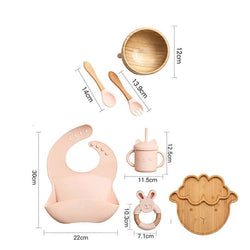 Baby Bamboo Tableware Sets - Oliver & Company Montessori Toys