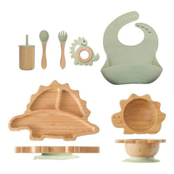 Baby Bamboo Tableware Sets - Oliver & Company Montessori Toys