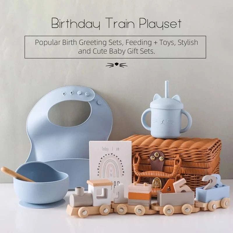 Baby Picnic Basket Box Set - Oliver & Company Montessori Toys