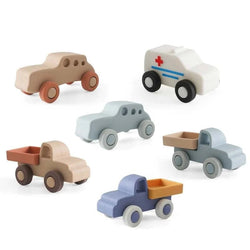 Baby Silicone Car Toys - Oliver & Company Montessori Toys