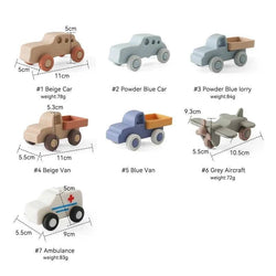 Baby Silicone Car Toys - Oliver & Company Montessori Toys