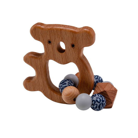 Baby Wooden Bracelet Teether - Oliver & Company Montessori Toys