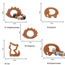 Baby Wooden Bracelet Teether - Oliver & Company Montessori Toys