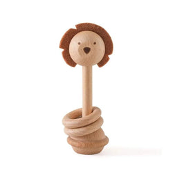 Baby Wooden Character Rattles - Oliver & Company Montessori Toys