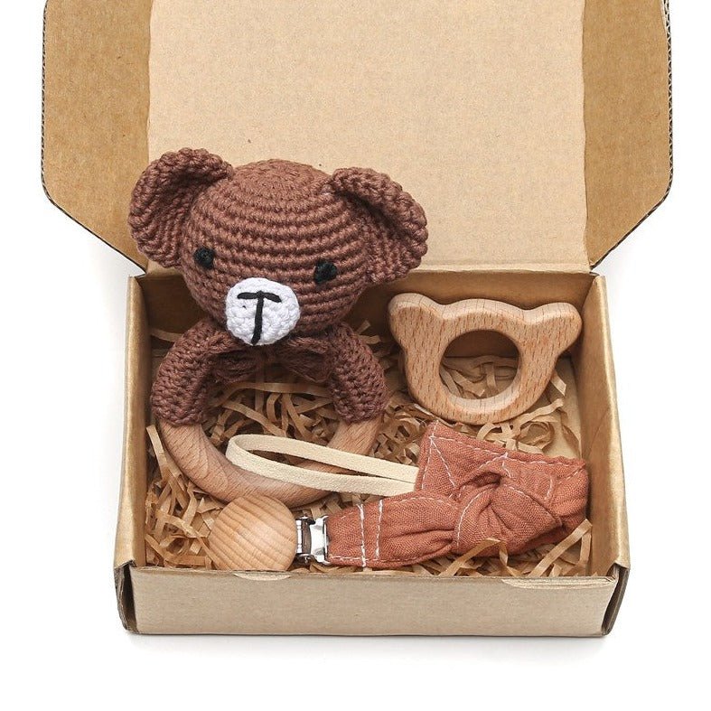 Baby's 1st Crochet Rattle Gift Set - Oliver & Company Montessori Toys