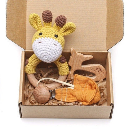 Baby's 1st Crochet Rattle Gift Set - Oliver & Company Montessori Toys