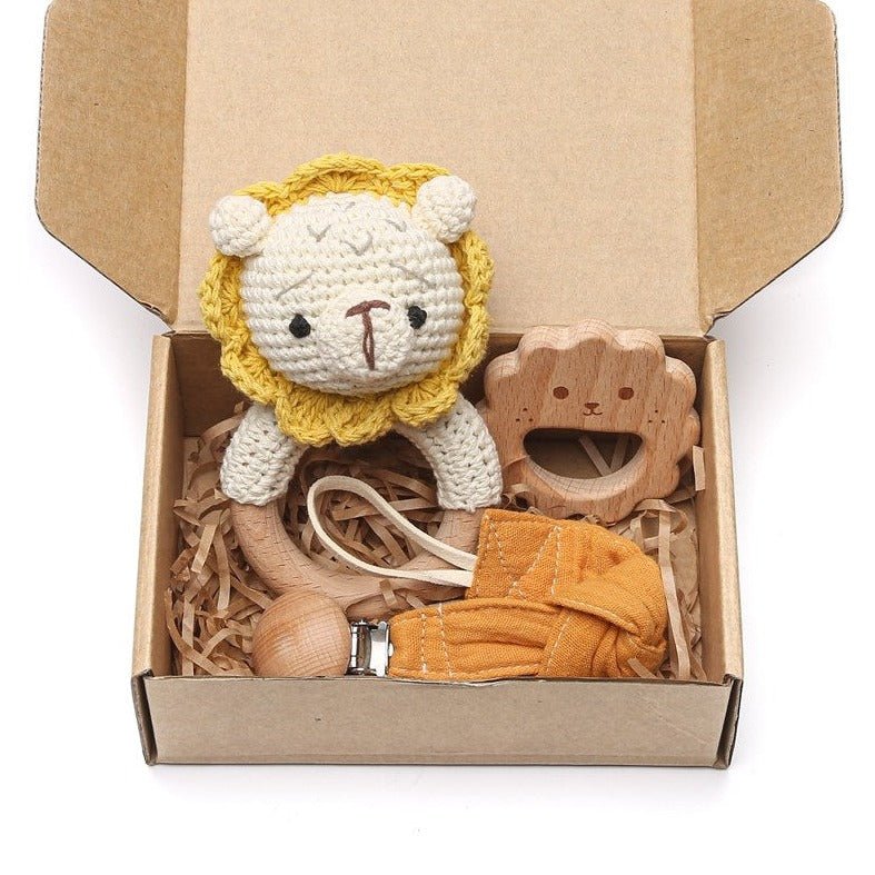 Baby's 1st Crochet Rattle Gift Set - Oliver & Company Montessori Toys