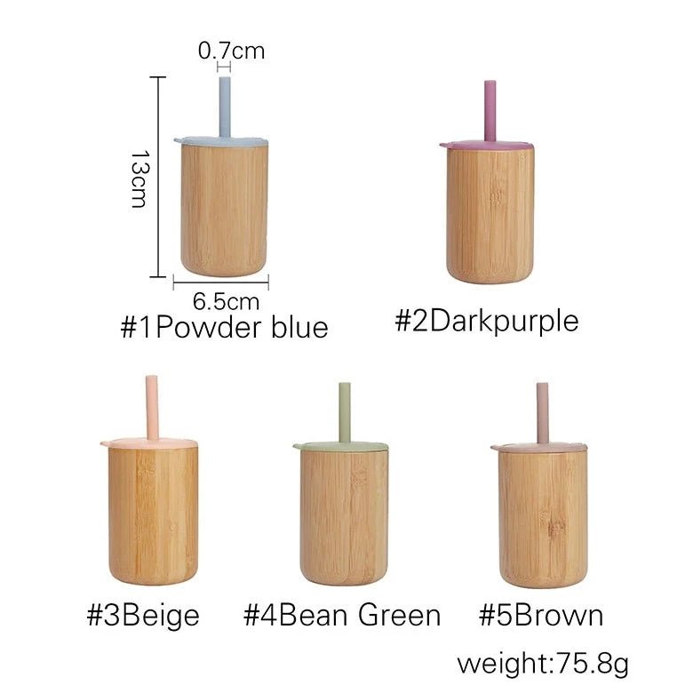Bamboo Breeze Baby Sippy Cups - Oliver & Company Montessori Toys
