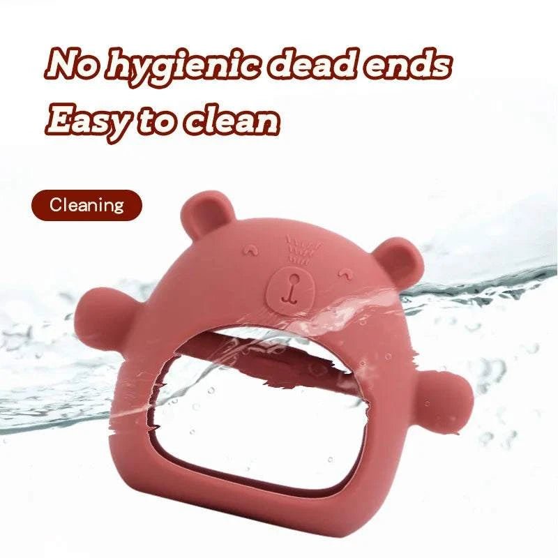 Bear Silicone Teethers for Baby - Oliver & Company Montessori Toys
