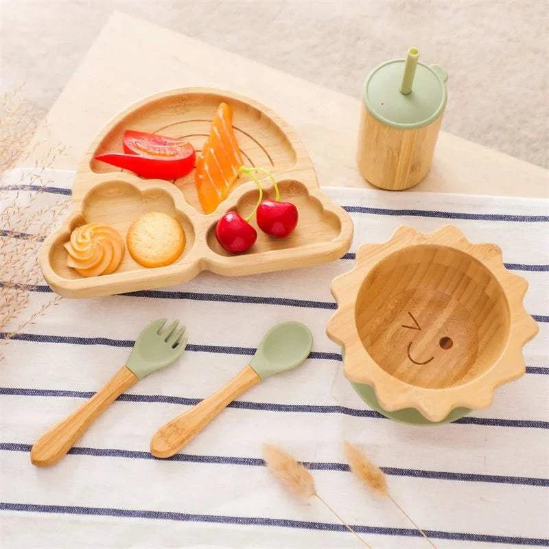 Cloud and Sun Tableware Sets - Oliver & Company Montessori Toys